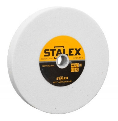 Круг шлифовальный STALEX 150х20х12.7 мм P40 белый (GS150.01.040)